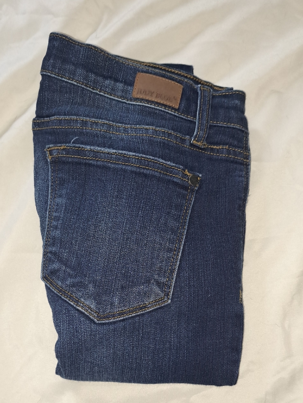Judy Blue Dark Indigo Skinny Jeans - Picture 1 of 6